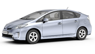 toyota prius plug-in hybrid electric vehicle (phev) at the iaa frankfurt