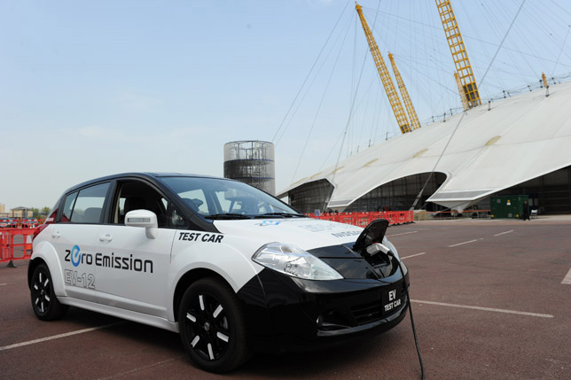 Twin charging points in Lincoln Twin charging points in Lincoln Test Vehicle