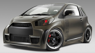 scion iq at the 2011 sema show - tatsu, evasive, sibal