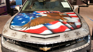 chevrolet camaro military tribute auctioned - 175 000$