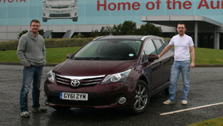 2012 toyota avensis t spirit tourer d4-d - 1456 km on a single tank of fuel