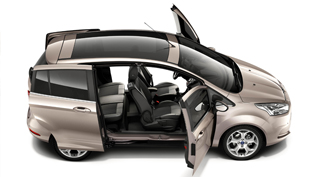 2012 ford b-max’s easy access door system 