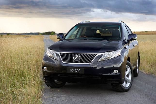The award winning Lexus RX 350 SUV The award winning Lexus RX 350 SUV