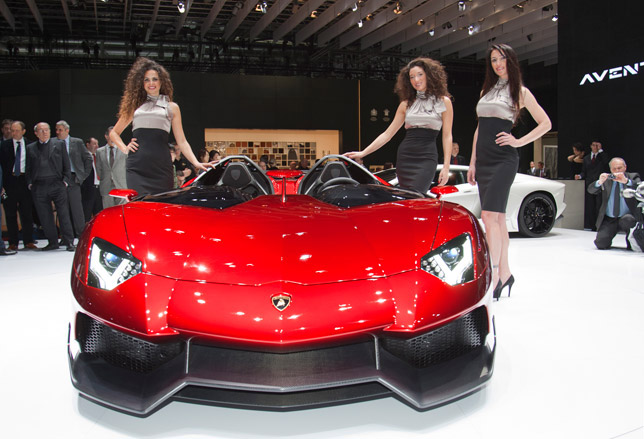 Lamborghini Aventador J revealed at 2012 Geneva Motor Show Lamborghini Aventador J revealed at 2012 Geneva Motor Show