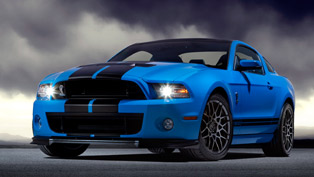 ford shelby gt500 with "the world's most powerful v8"