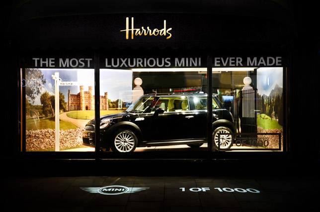 MINI inspired by Goodwood at Harrods MINI inspired by Goodwood at Harrods