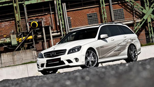 2012 edo competition mercedes-benz c 63 amg t-model with new power kit  