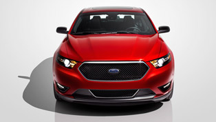 2013 ford taurus sho at the race track [hd video]