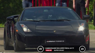 lamborghini gallardo ur twin turbo [hd video] - 1 mile record