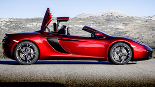 mclaren mp4-12c spider at the track [video]