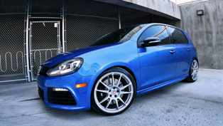 the rising blue hre volkswagen golf r p44sc  