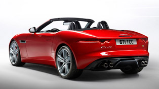 2012 paris motor show: jaguar f-type – a two-seater convertible sports car