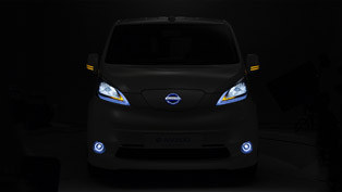 nissan e-nv200 panel van concept at the hanover motor show