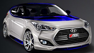 ark performance hyundai veloster alpine concept at the 2012 sema