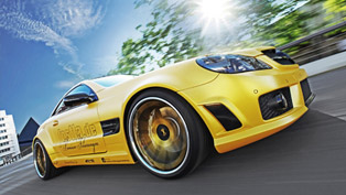 fostla mercedes-benz sl 55 amg lquid gold with 548 horsepower  