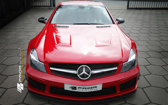 Prior Design Mercedes-Benz SL R230FL PD Black Edition V2 Widebody - Front