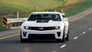 hennessey chevrolet zl1 camaro - 328 km/h on texas toll road