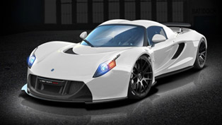 hennessey venom gt2 in arctic white delivers 1500 horsepower  