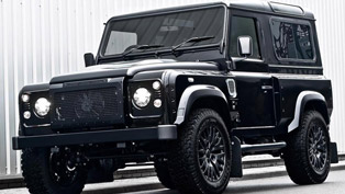 kahn design land rover defender harris tweed edition