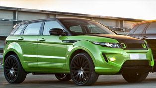 kahn rs250 range rover evoque - the green pearl
