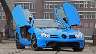 wrapping foil instead of paint coating: cut48 mercedes-benz mclaren slr
