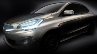 mitsubishi g4 concept compact sedan debuts in bangkok [teaser]
