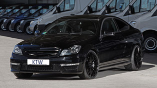 ktw mercedes-benz c 63 amg black daimler with extra power 