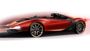 pininfarina unveils the two seater sergio