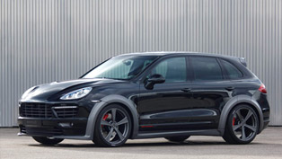 gemballa porsche cayenne equipped with new sports exhaust system with sound valve control