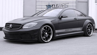 famous parts mercedes-benz cl 500 black matte edition