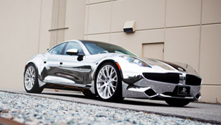 brilliantly bright: sr auto fisker karma chrome