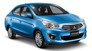 2014 mitsubishi attrage - 4.5 liters per 100 km