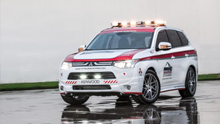 mitsubishi outlander is official safety vehicle for pikes peak