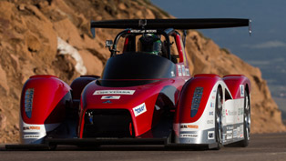 mitsubishi miev evolution ii at the pikes peak international hill climb