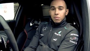 lewis hamilton and mercedes-benz a 45 amg [video]