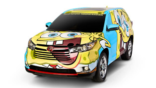 toyota releases spongebob squarepants inspired 2014 highlander