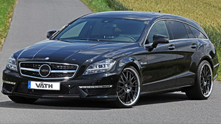 vath mercedes-benz cls 63 amg shooting brake - 846hp and 1,180nm