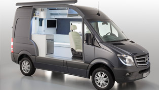mercedes-benz sprinter caravan concept - safer, cleaner, more comfortable and striking