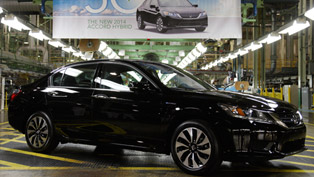 production start for 2014 honda accord hybrid