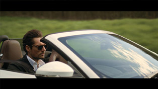 david gandy launches "escapism" short film featuring jaguar f-type convertible 