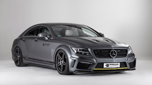 prior-design mercedes-benz cls pd550 black edition exudes sportier looks 