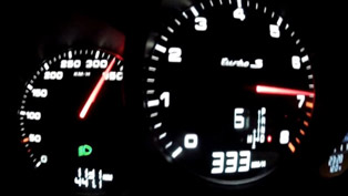 2014 porsche 911 turbo s - top speed 333 km/h [video]