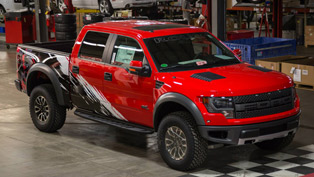 2014 roush off-road ford f-150 svt raptor with custom graphics 