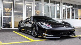 dmc transforms ferrari 458 italia with aero package