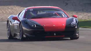 nurburgring trackday: ferrari 458 challenge making some noise [video]