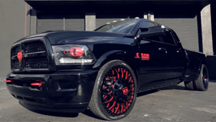 2014 avorza dodge ram 3500 black and red [video]