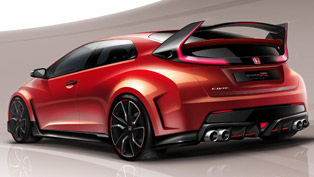 honda civic type r concept at geneva motor show