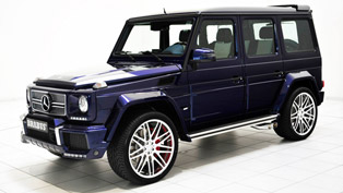 mystic blue brabus widestar mercedes-benz g63 