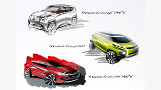 mitsubishi exhibits three new concepts at geneva motor show
