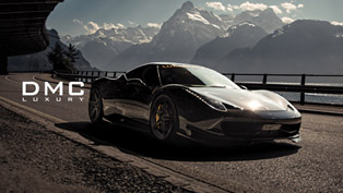 dmc ferrari 458 italia elegante in the swiss alps